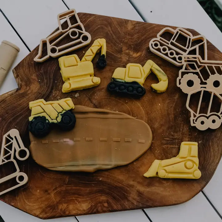 Construction Cutter Set - Eco Playdough Tool by Kinfolk Pantry - Friends of K
