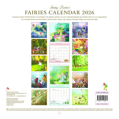 Shirley Barber | Fairies Calendar 2026 by Shirley Barber - Friends of K