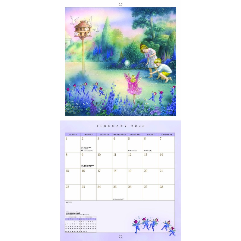 Shirley Barber | Fairies Calendar 2026 by Shirley Barber - Friends of K