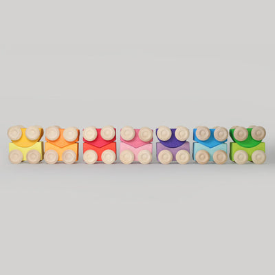 Grimm's | Stacking Cars (2025) - Assorted Colours *PreOrder* by Grimm's - Friends of K