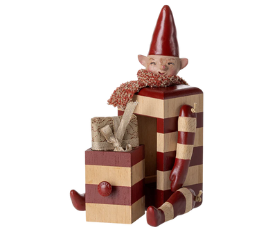 Maileg | Elf with Drawer Red by Maileg - Friends of K
