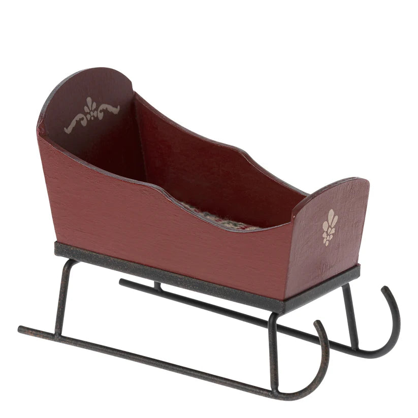Maileg | Sleigh for Mouse Red by Maileg - Friends of K