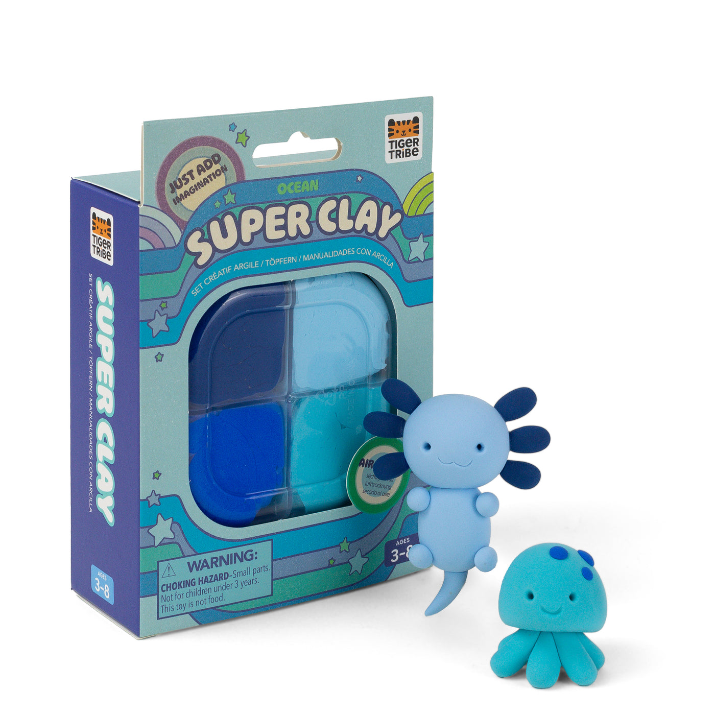 Tiger Tribe | Super Clay - Ocean (Blues)