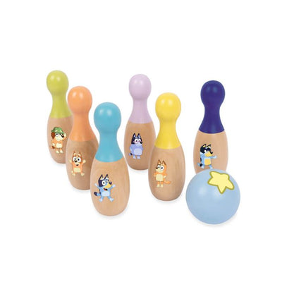 Bluey | Wooden Skittle Set