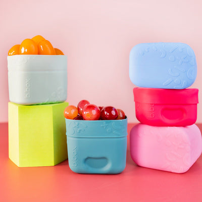 b.box Silicone Snack Cups (assorted colours) by b.box - Friends of K