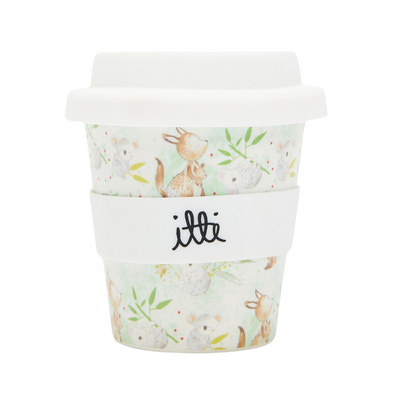 Bamboo Baby Cino Cup 120mL + 2 Straws (Assorted) by Itti - Friends of K