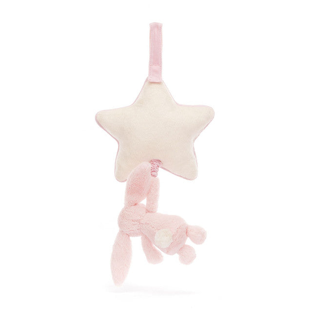 Bashful Pink Bunny Musical Pull by Jellycat - Friends of K