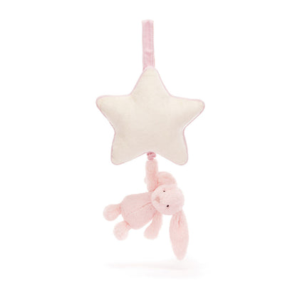 Bashful Pink Bunny Musical Pull by Jellycat - Friends of K