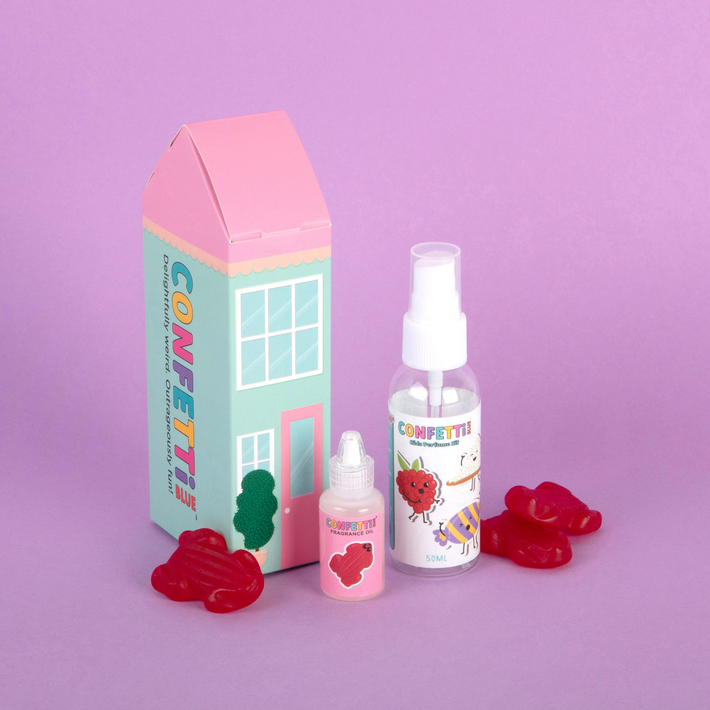 Confetti Blue | Red Frogs Mini Perfume Making Kit by Confetti Blue - Friends of K