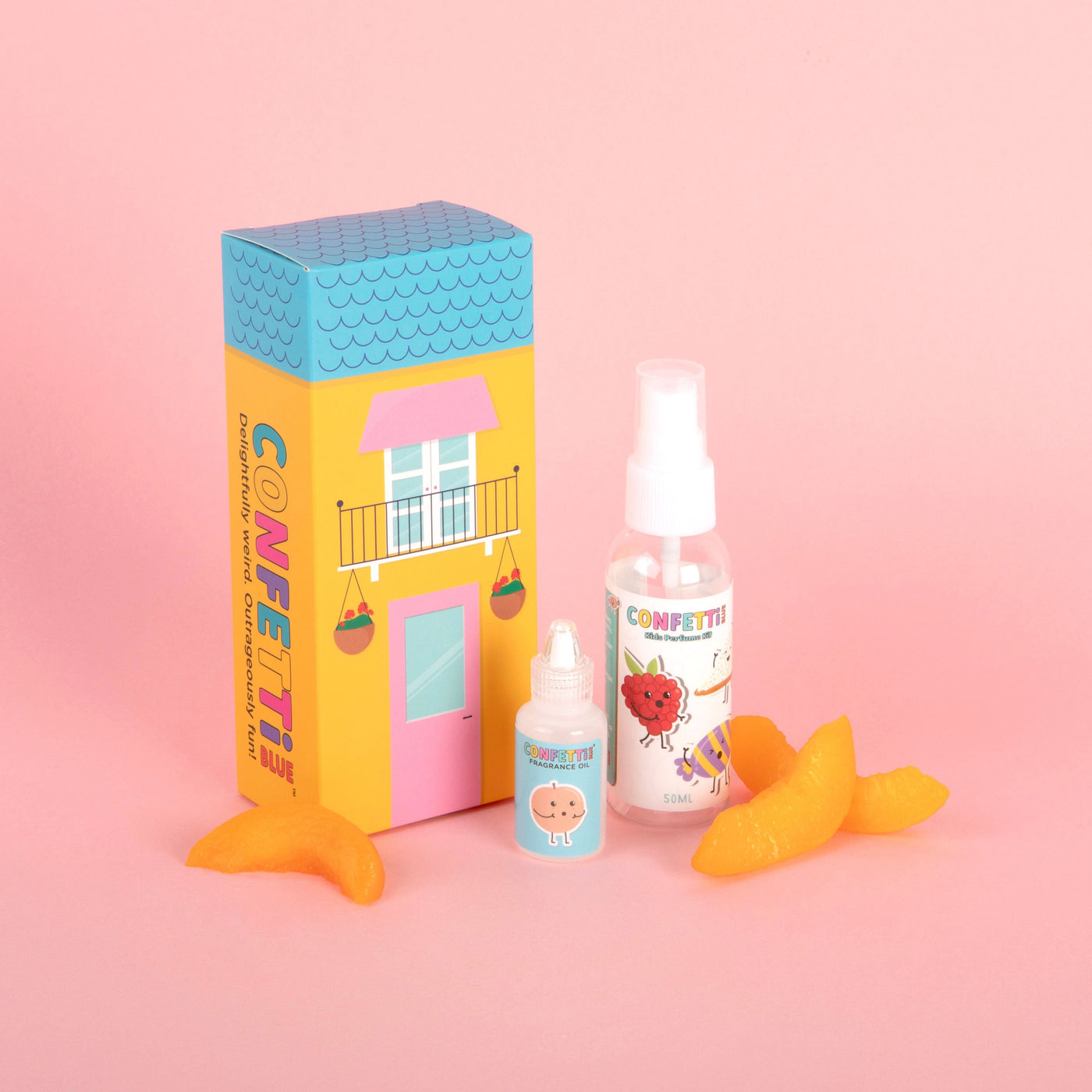 Confetti Blue | Sweet Peach Mini Perfume Making Kit by Confetti Blue - Friends of K