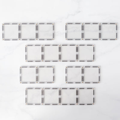 ConnetixTiles | Clear Rectangle Pack 12pc by Connetix Magnetic Tiles - Friends of K