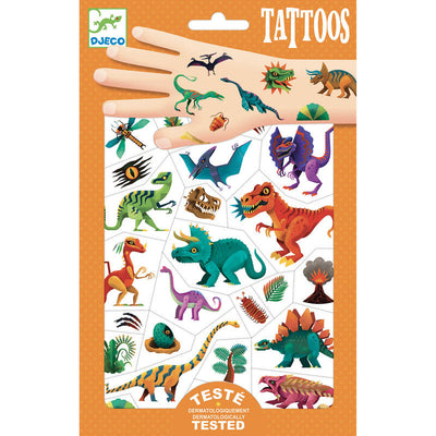 Dino Club Tattoos by Djeco - Friends of K