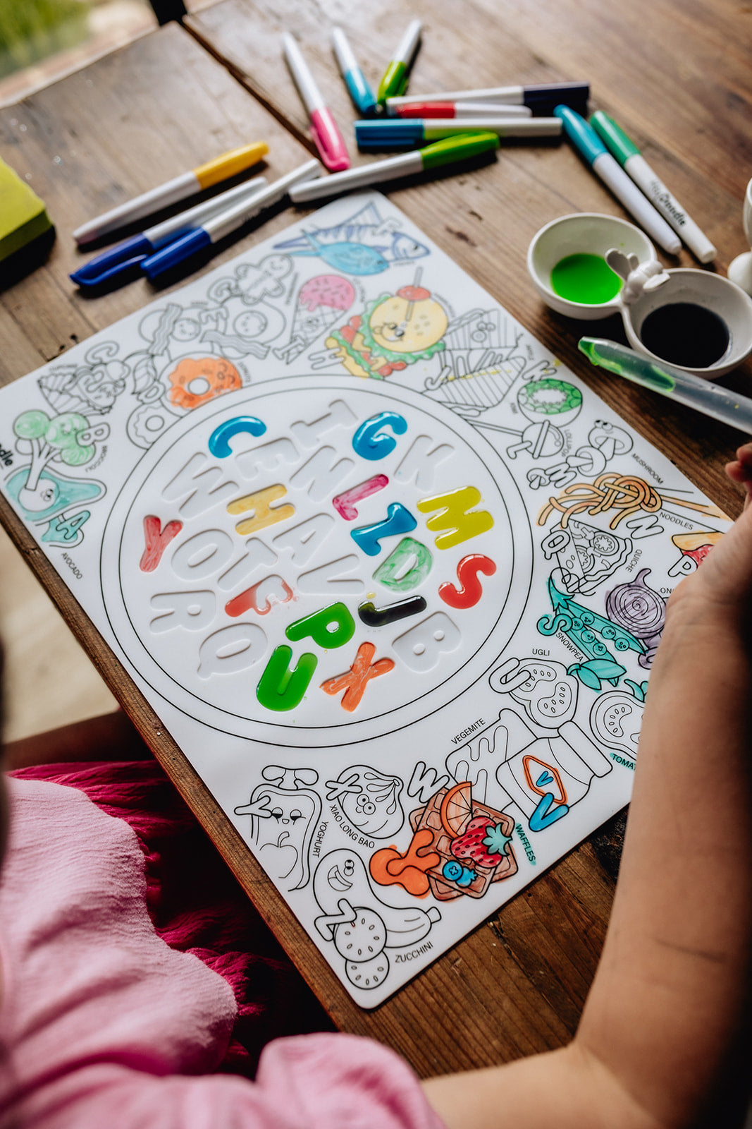 Sensory Mat | Alphabet Soup by Hey Doodle - Friends of K
