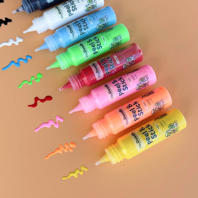 Hey Doodle | Peel & Stick Solid Paint - Easy Peel and Stickable Colours by Hey Doodle - Friends of K