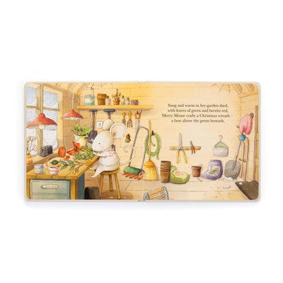 Merry Mouse's Christmas Eve Book by Jellycat - Friends of K