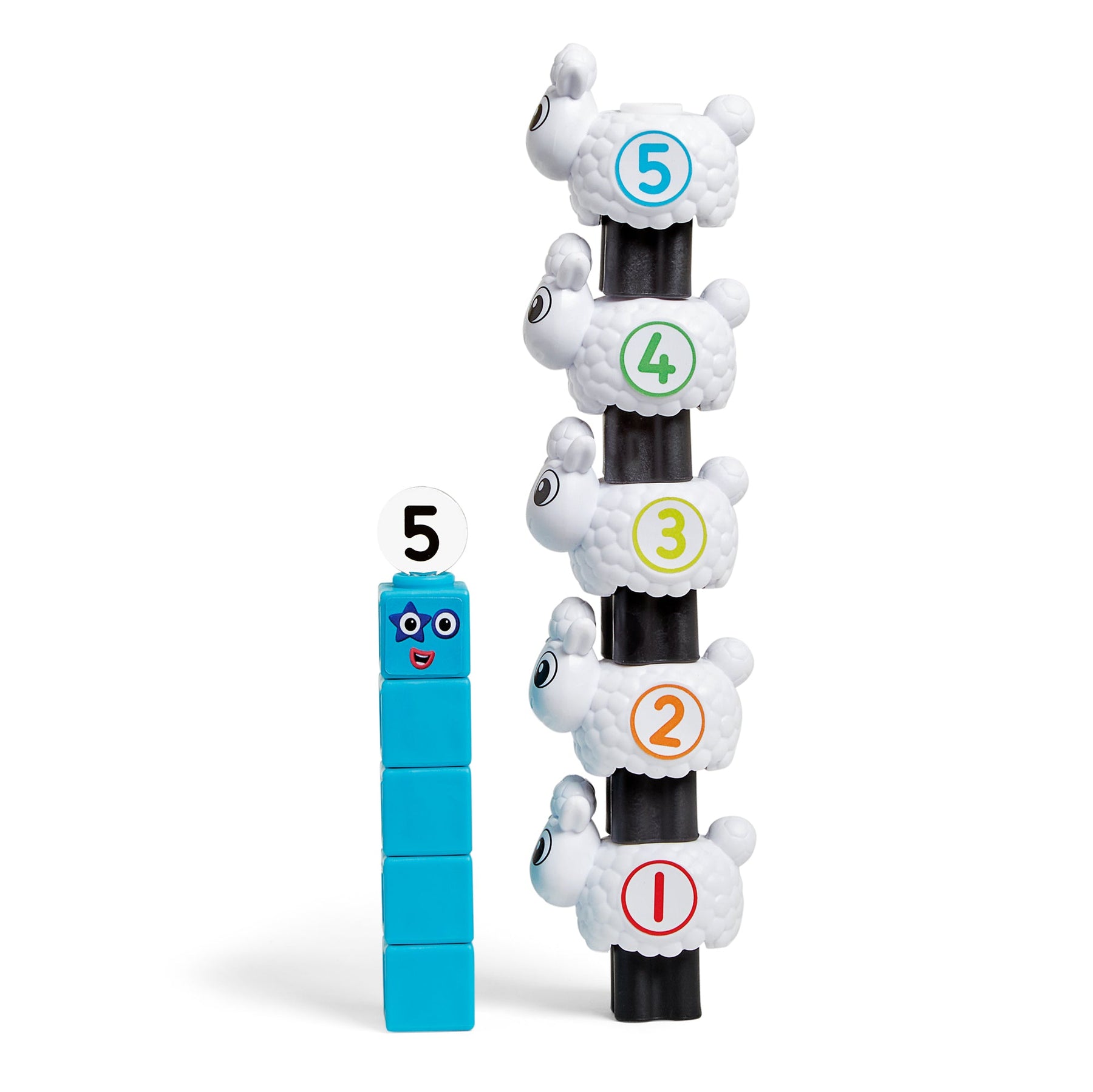 Numbeblocks Animals Numberblocks | MathLink Cubes Activity Set Numberblocks Sheep Farm ...