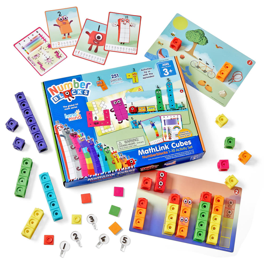 Mathlink Cubes Number Blocks Set 1-10 | hand2mind | Friends of K