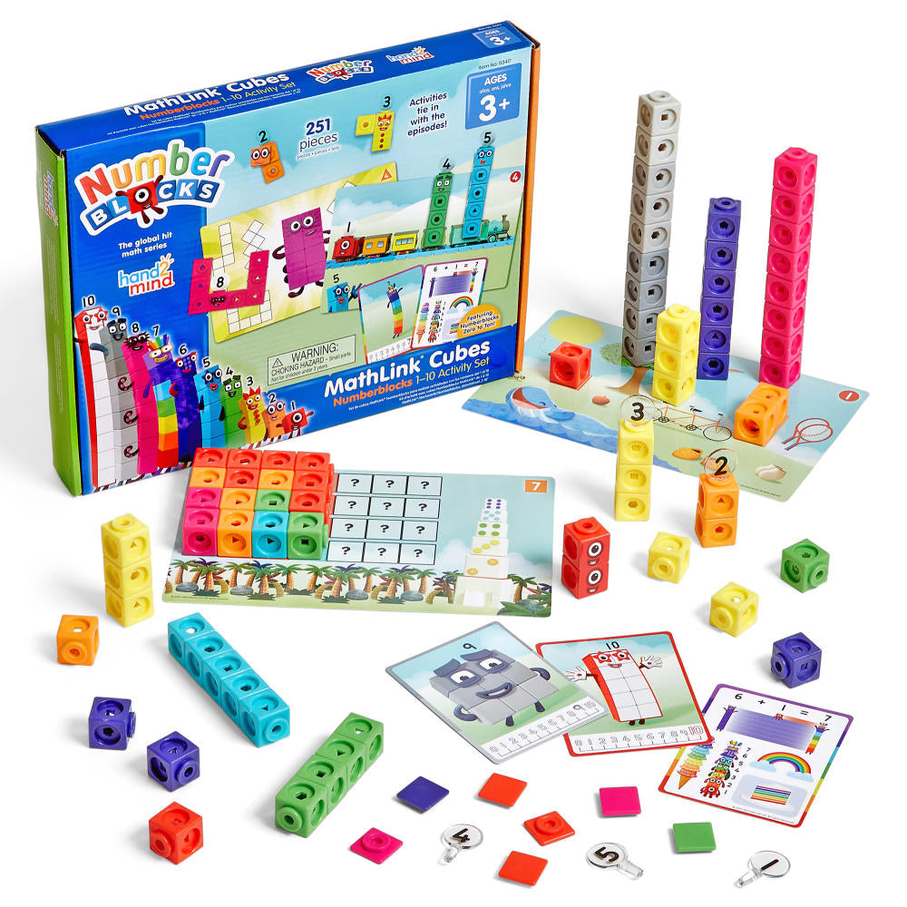 Numberblocks | Mathlink Cubes Number Blocks Set 1-10 by Numberblocks - Friends of K