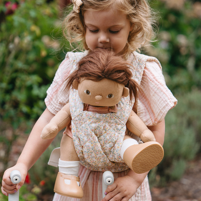Olli Ella | Dinkum Dolls Quilted Carrier Garden Floral by Olli Ella - Friends of K