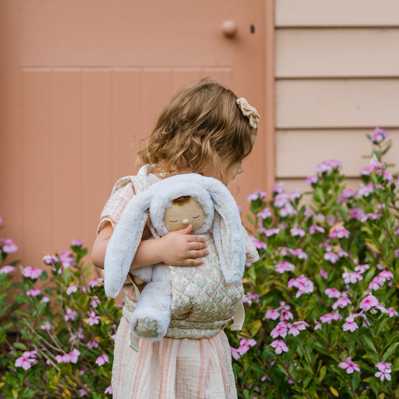 Olli Ella | Dinkum Dolls Quilted Carrier Garden Floral by Olli Ella - Friends of K
