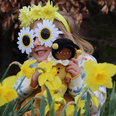 Olli Ella | Dinky Dinkum Backyard Buddies Billie Bumblebee Yellow by Olli Ella - Friends of K