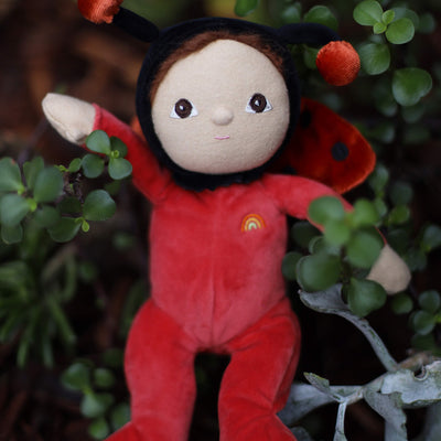 Olli Ella | Dinky Dinkum Backyard Buddies Lola Ladybug Red by Olli Ella - Friends of K