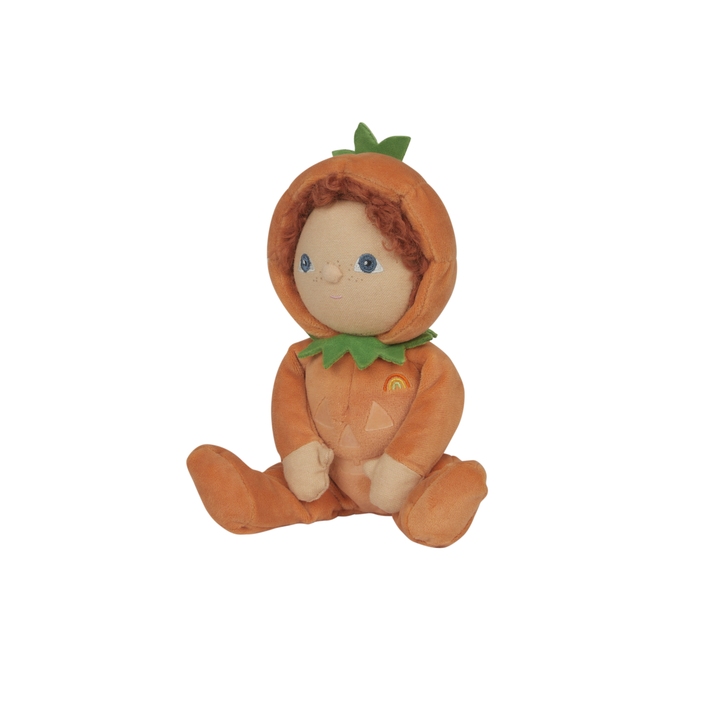 Olli Ella | Dinky Dinkum Doll Jack O'Lantern Orange Pumpkin by Olli Ella - Friends of K