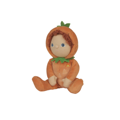 Olli Ella | Dinky Dinkum Doll Jack O'Lantern Orange Pumpkin by Olli Ella - Friends of K