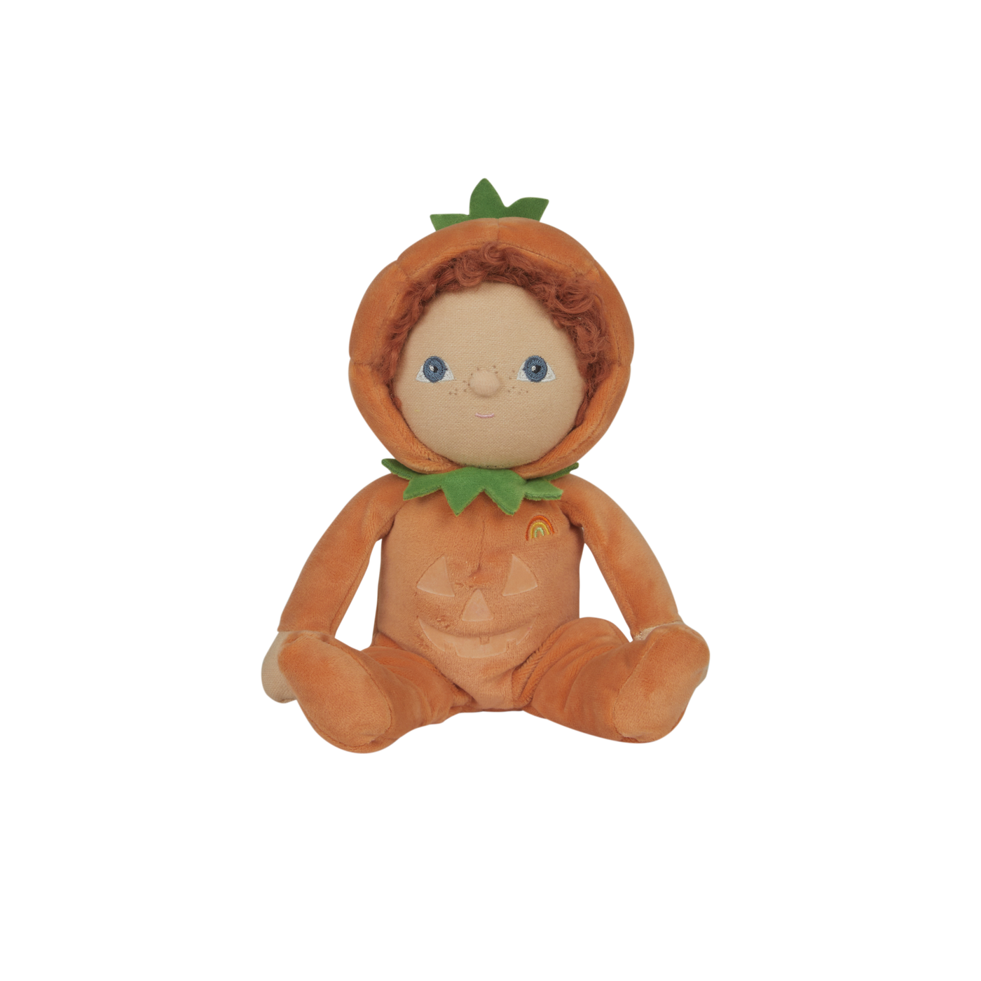 Olli Ella | Dinky Dinkum Doll Jack O'Lantern Orange Pumpkin by Olli Ella - Friends of K