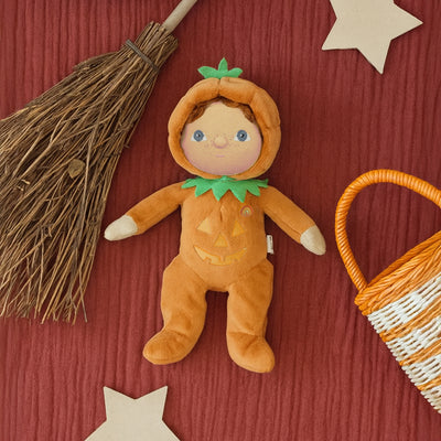 Olli Ella | Dinky Dinkum Doll Jack O'Lantern Orange Pumpkin by Olli Ella - Friends of K