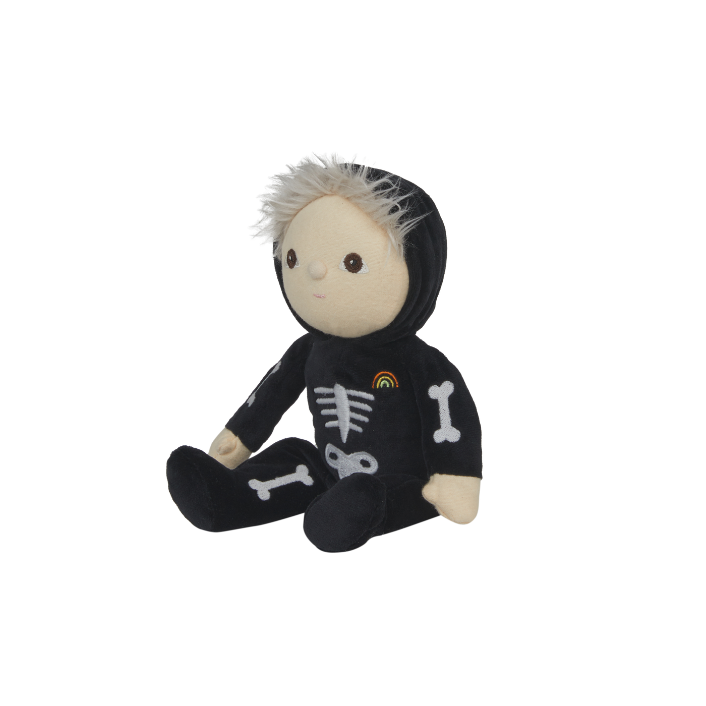 Olli Ella | Dinky Dinkum Doll Scully Skeleton Black by Olli Ella - Friends of K