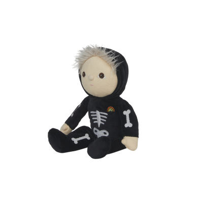 Olli Ella | Dinky Dinkum Doll Scully Skeleton Black by Olli Ella - Friends of K