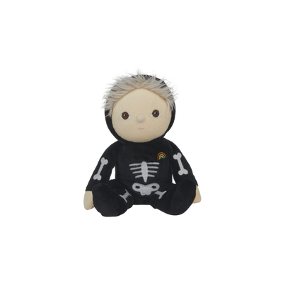 Olli Ella | Dinky Dinkum Doll Scully Skeleton Black by Olli Ella - Friends of K