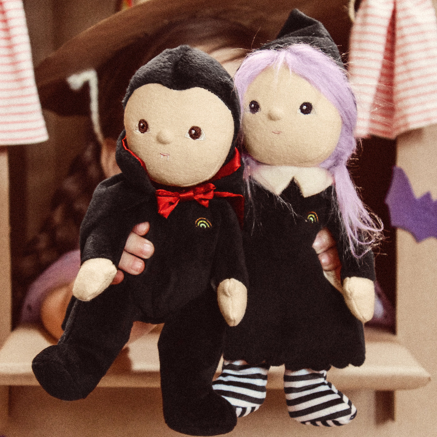 Olli Ella | Dinky Dinkum Doll Vincent Vampire Black by Olli Ella - Friends of K