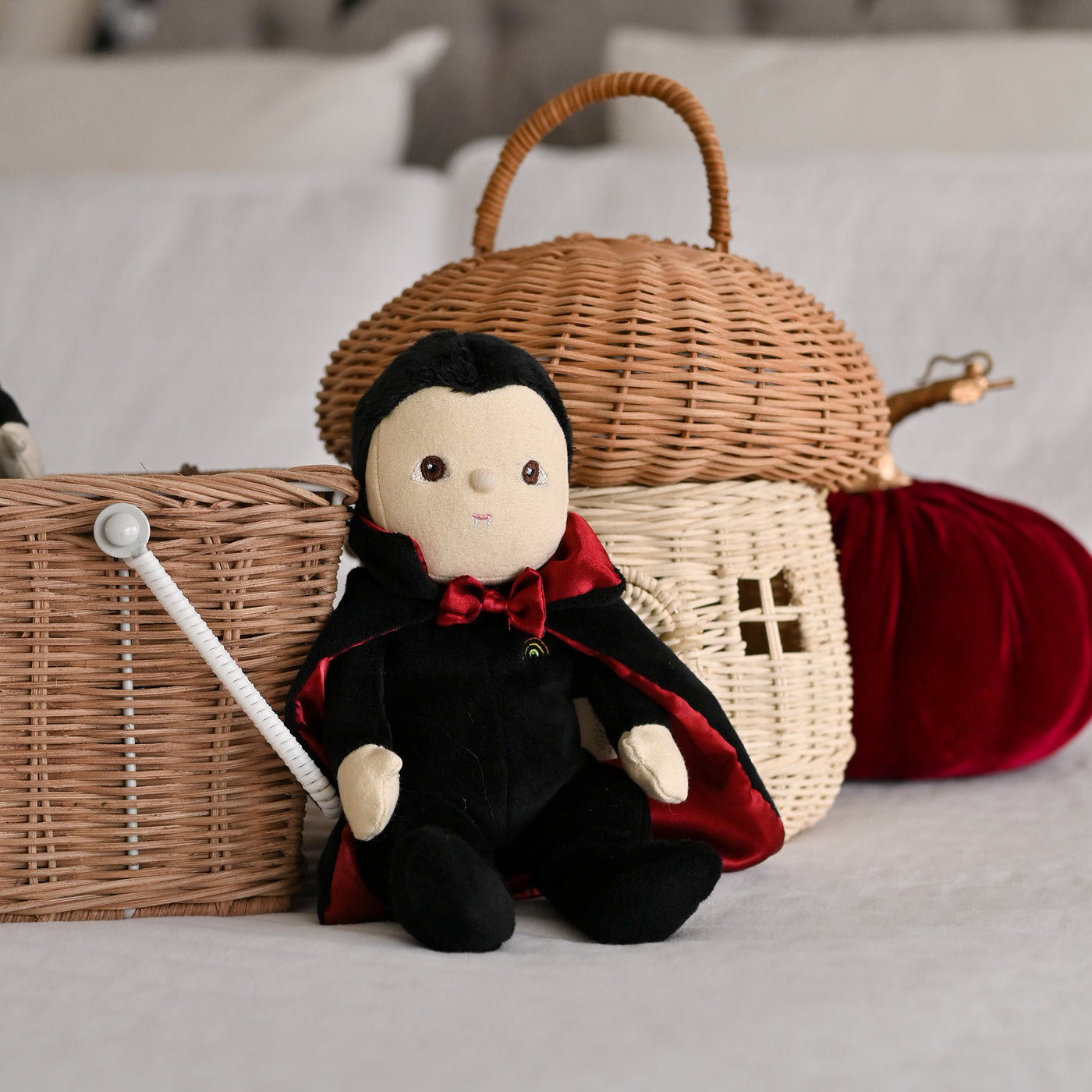 Olli Ella | Dinky Dinkum Doll Vincent Vampire Black by Olli Ella - Friends of K