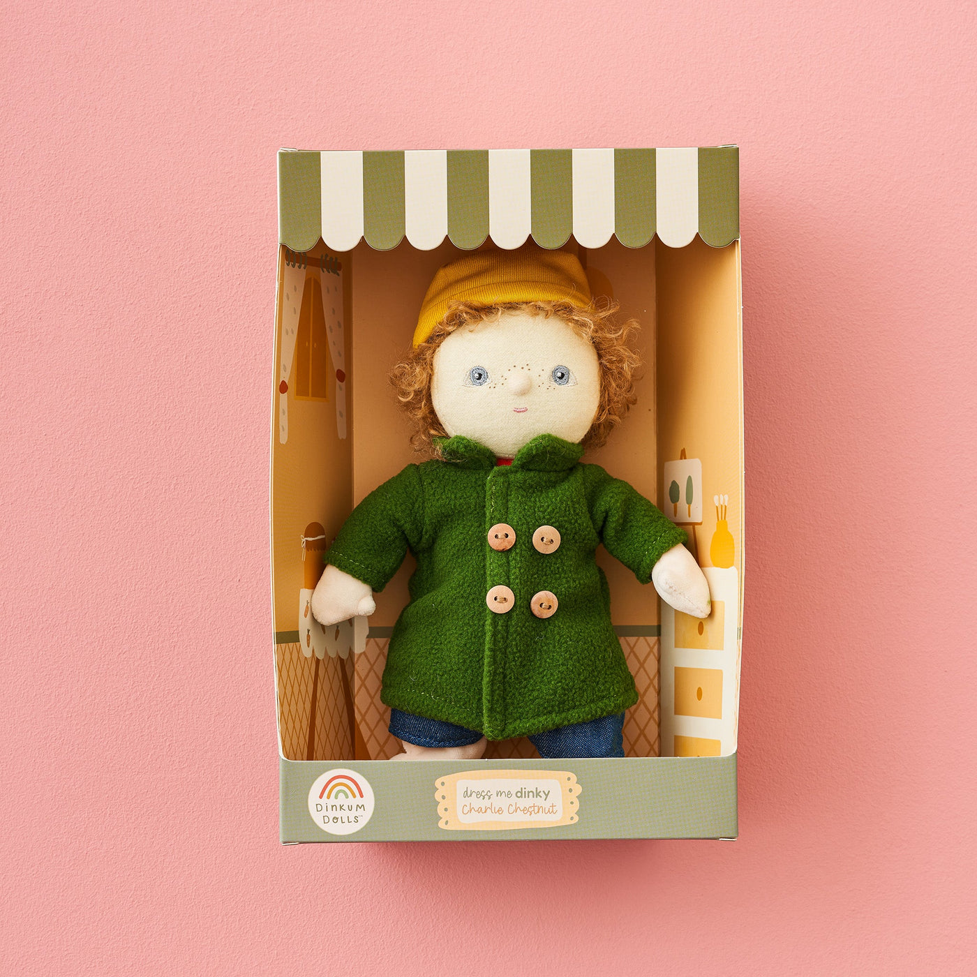 Olli Ella | Dress Me Dinky Charlie Chestnut Green by Olli Ella - Friends of K