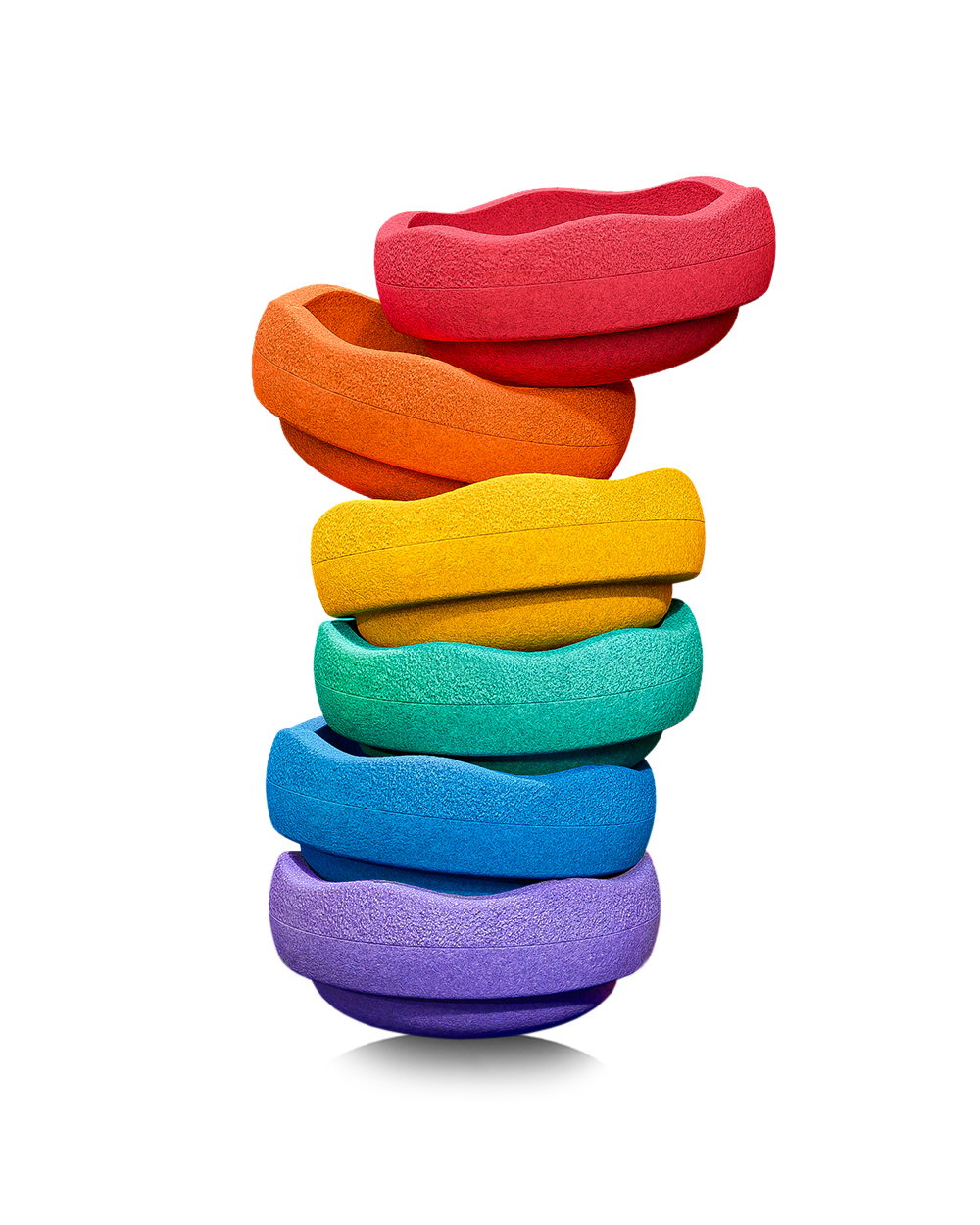 Stapelstein Mini Rainbow Classic (Set of 6) by Stapelstein - Friends of K