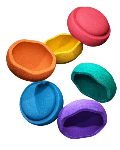 Stapelstein Mini Rainbow Classic (Set of 6) by Stapelstein - Friends of K