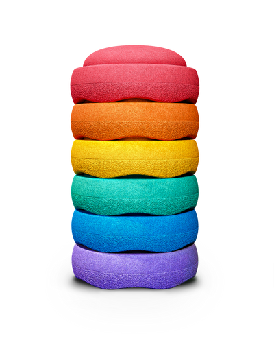 Stapelstein Mini Rainbow Classic (Set of 6) by Stapelstein - Friends of K