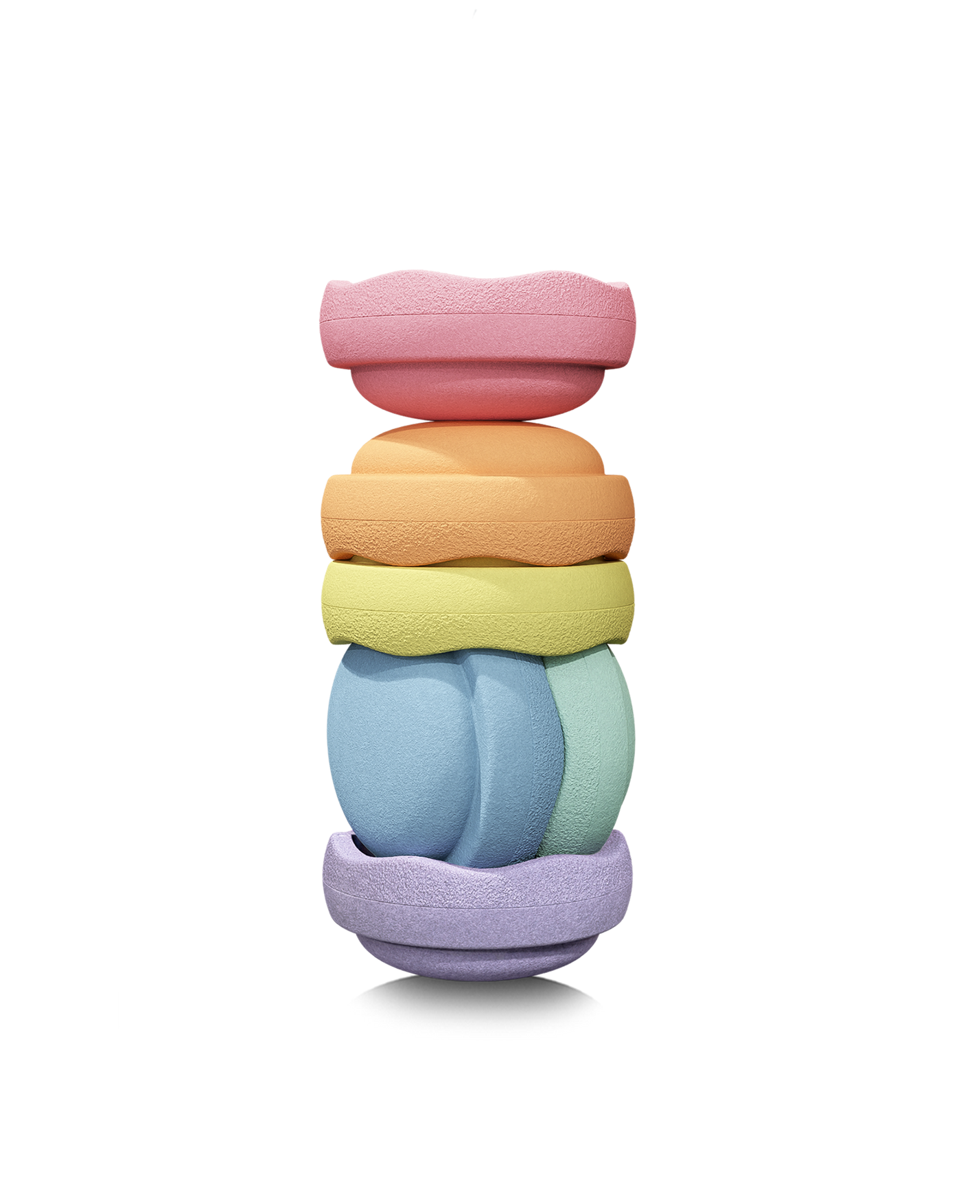 Stapelstein Mini Rainbow Pastel (Set of 6) by Stapelstein - Friends of K