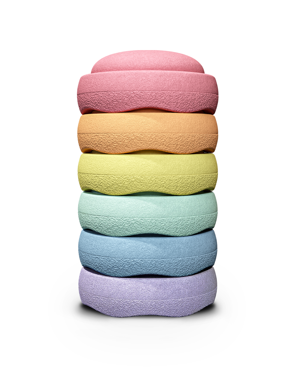 Stapelstein Mini Rainbow Pastel (Set of 6) by Stapelstein - Friends of K