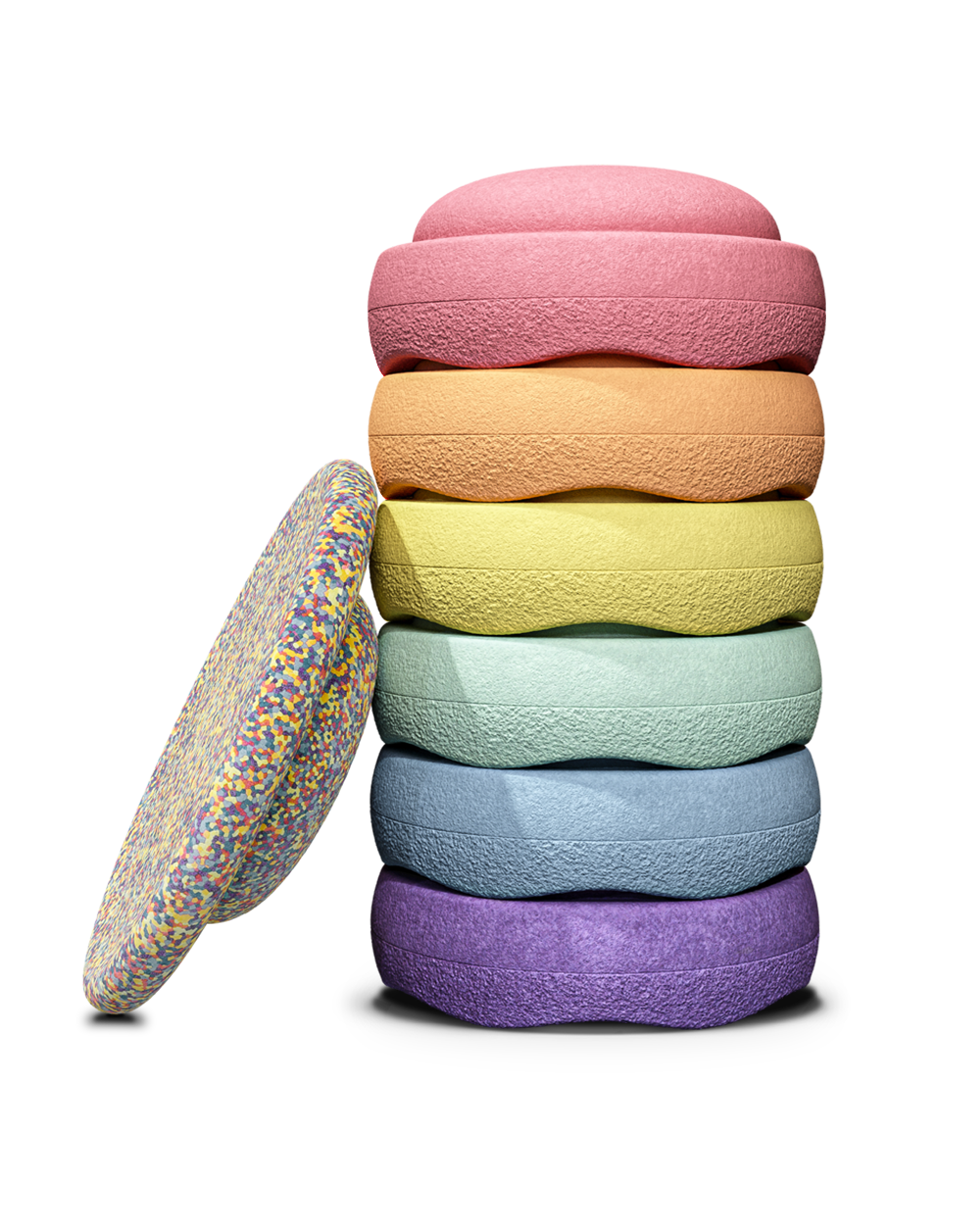 Stapelstein Pastel Set of 6+1 by Stapelstein - Friends of K