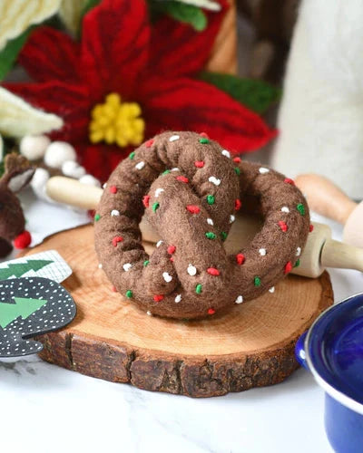 Tara Treasures | Felt Chocolate Pretzel by Tara Treasures - Friends of K