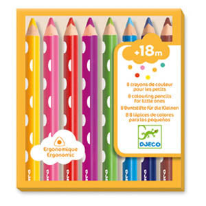 8 Little Ones Colour Pencils by Djeco - Friends of K