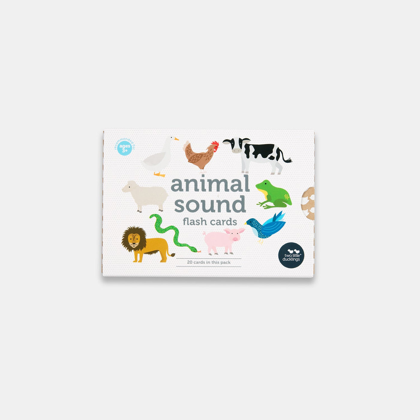 Animal Sounds Flash Cards by Two Little Ducklings - Friends of K