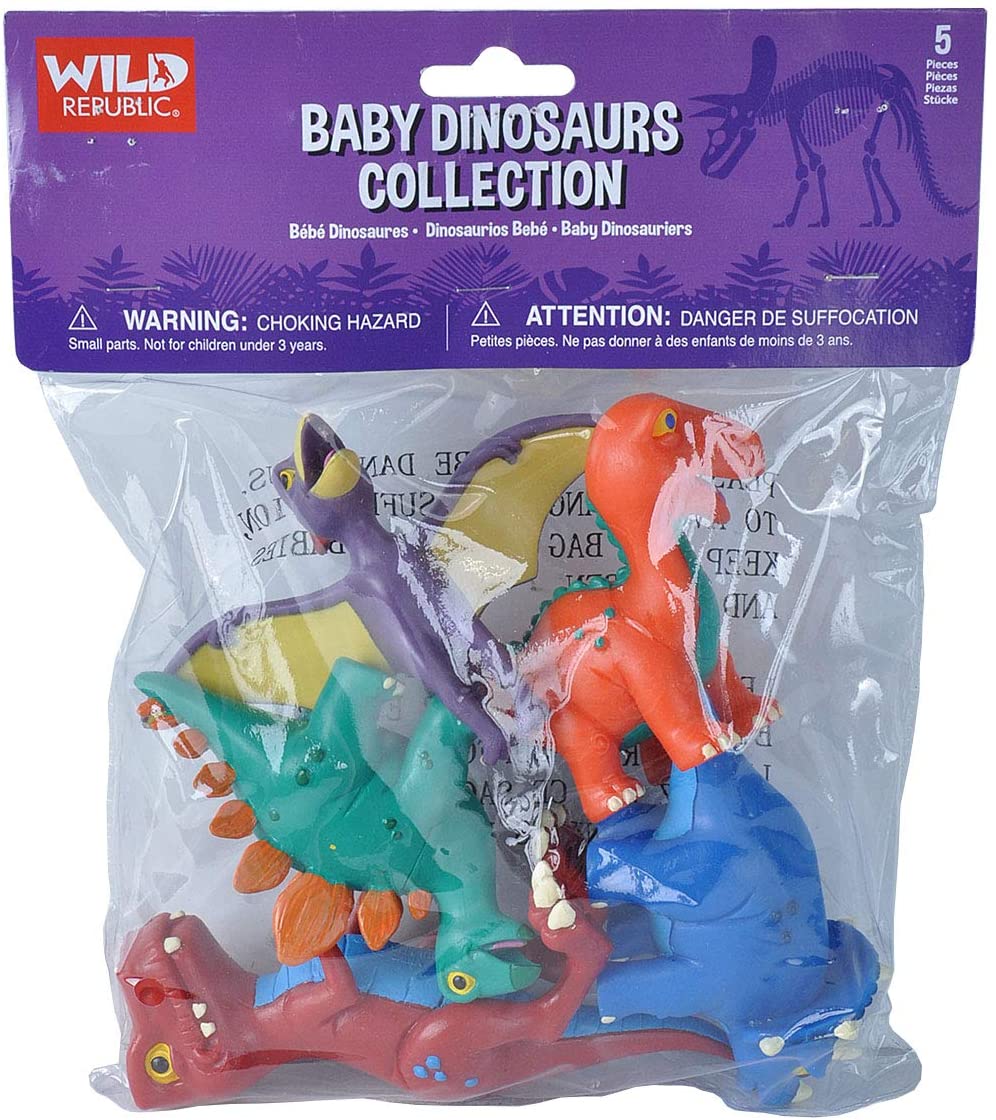 Baby Dinosaurs Zip Polybag by Wild Republic - Friends of K