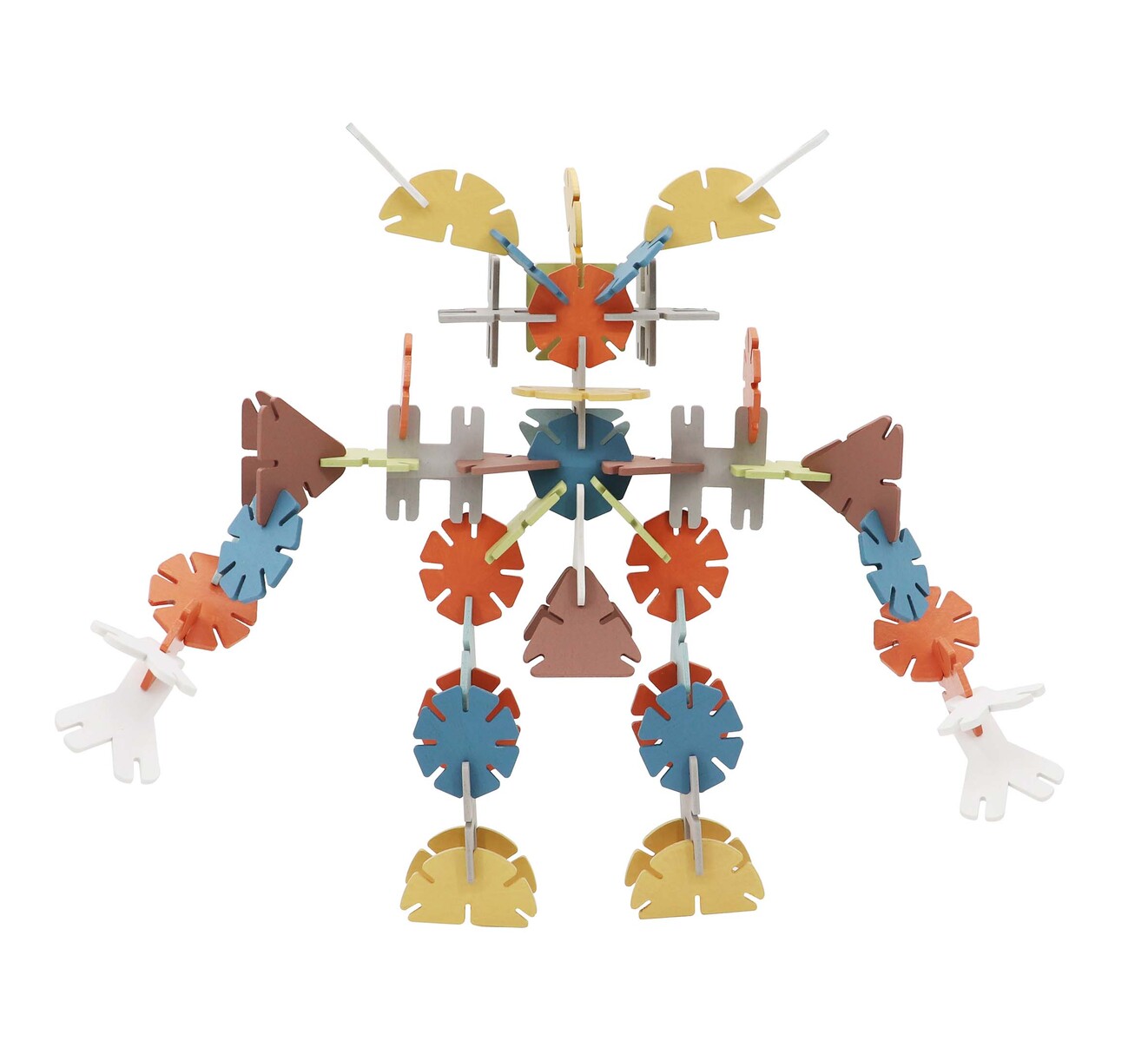 Calm & Breezy Geometry Connecting Shape Building Blocks by Kaper Kidz - Friends of K