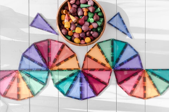 Pastel Creative Pack 120pc by Connetix Magnetic Tiles | Friends of K