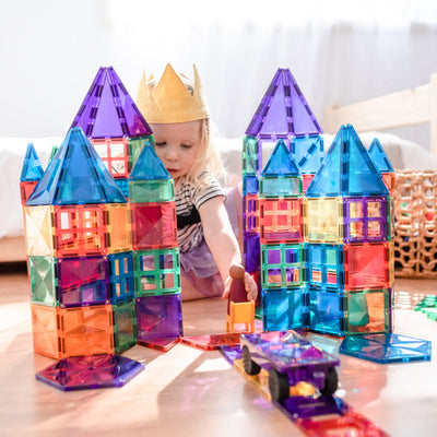 Connetix Tiles | Rainbow Mega Pack 212pc by Connetix Magnetic Tiles - Friends of K