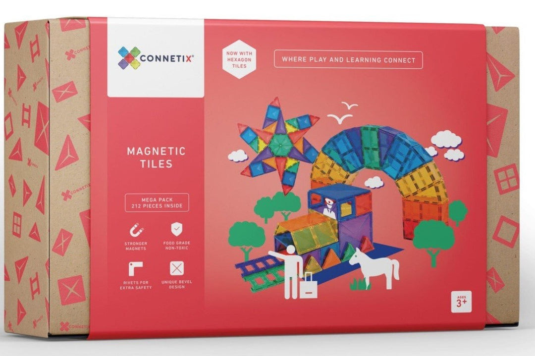 Connetix Tiles | Rainbow Mega Pack 212pc